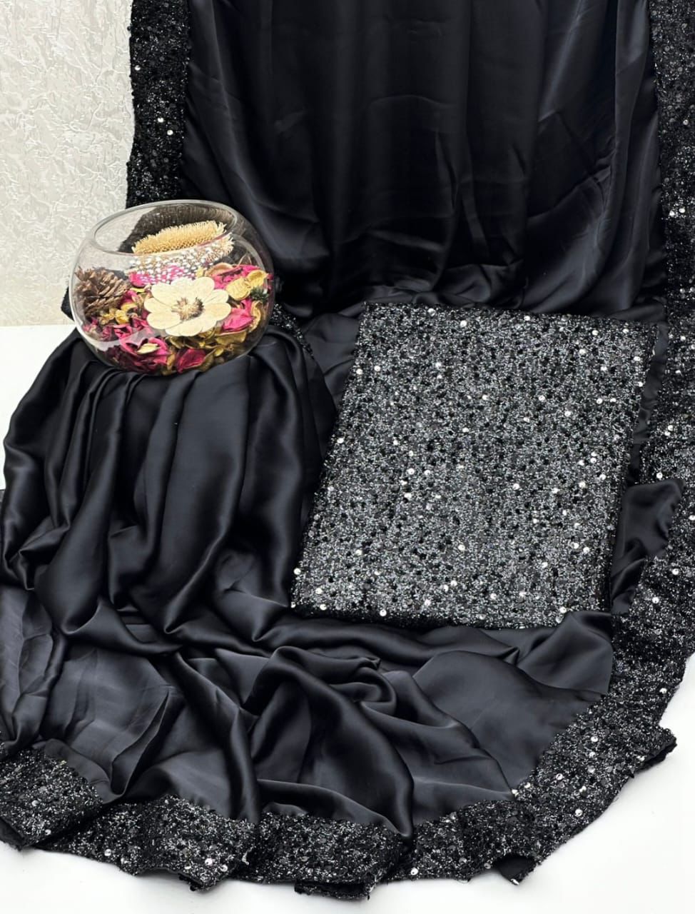 Shamoze Silk Sequence Sari