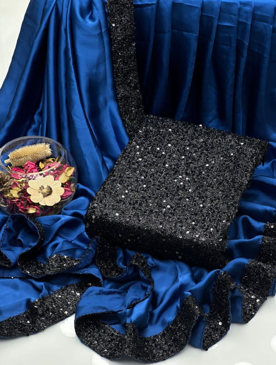 Shamoze Silk Sequence Sari