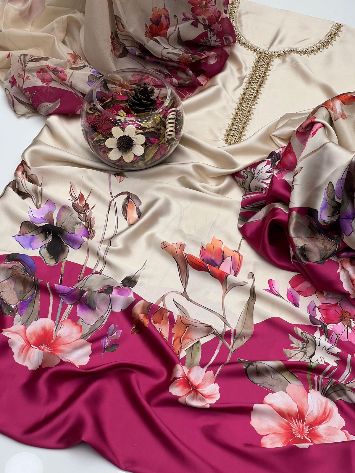 Shamoze Silk Fancy 3PC Dress