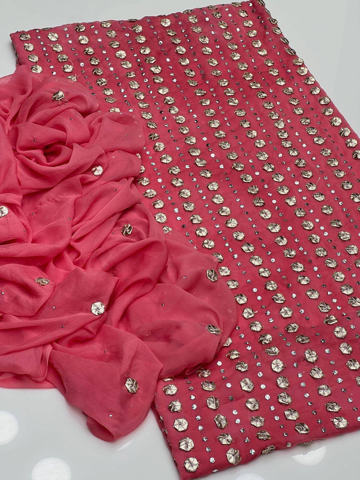 Handmade Gotta Mukesh 2Pc Dress