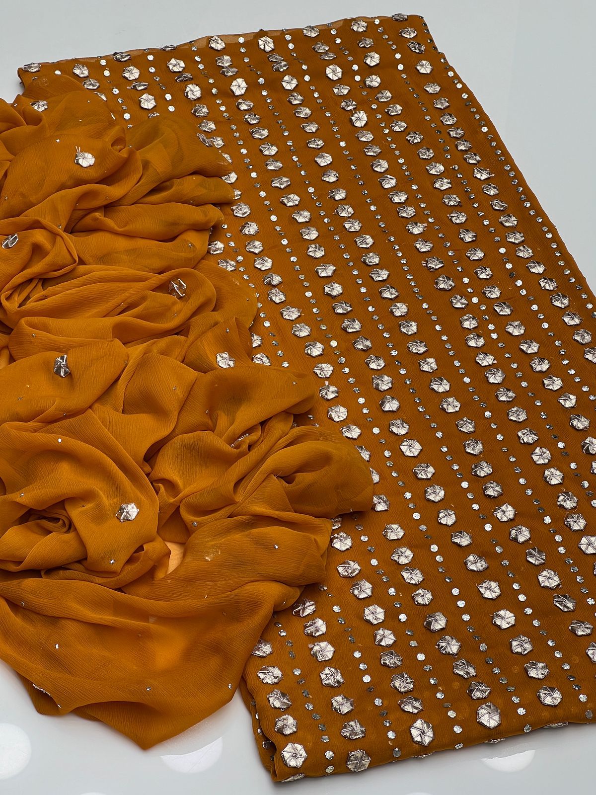 Handmade Gotta Mukesh 2Pc Dress