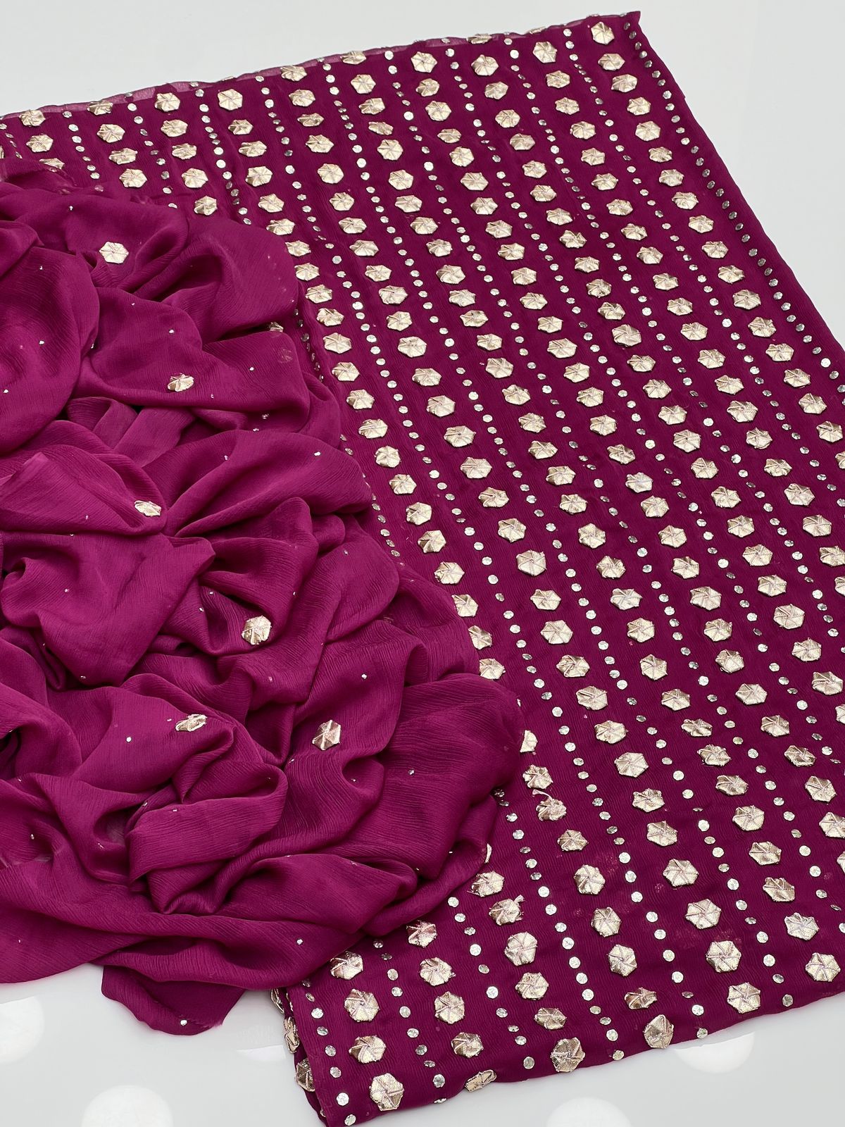 Handmade Gotta Mukesh 2Pc Dress