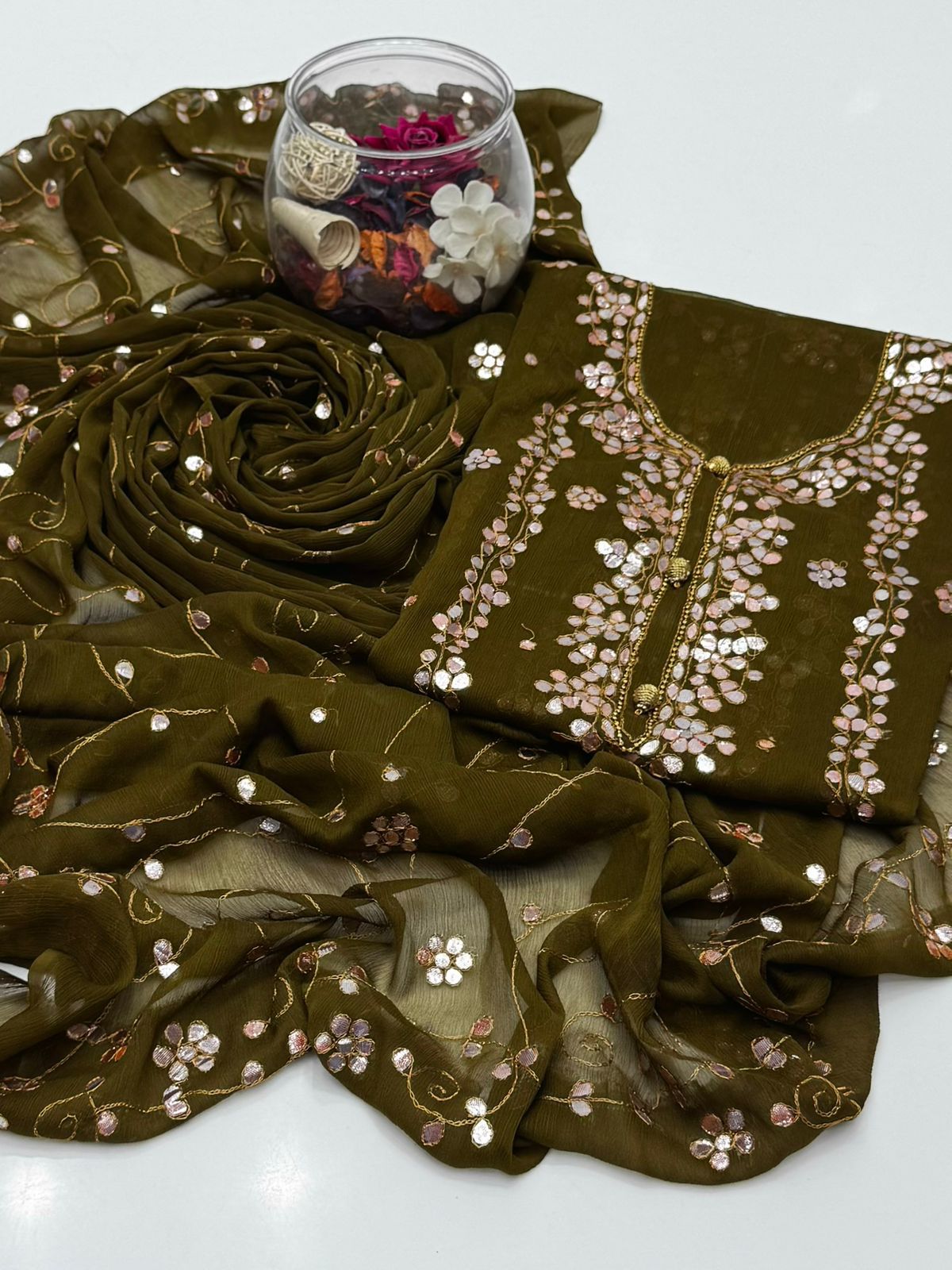Handmade Pasting Press Gotta 2PC Dress