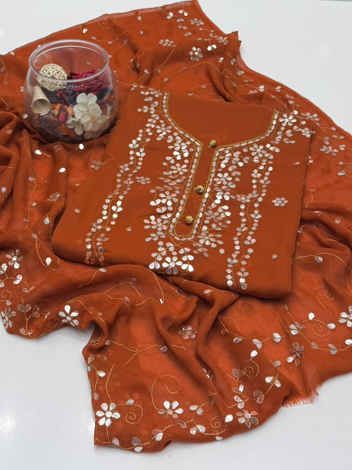 Handmade Pasting Press Gotta 2PC Dress