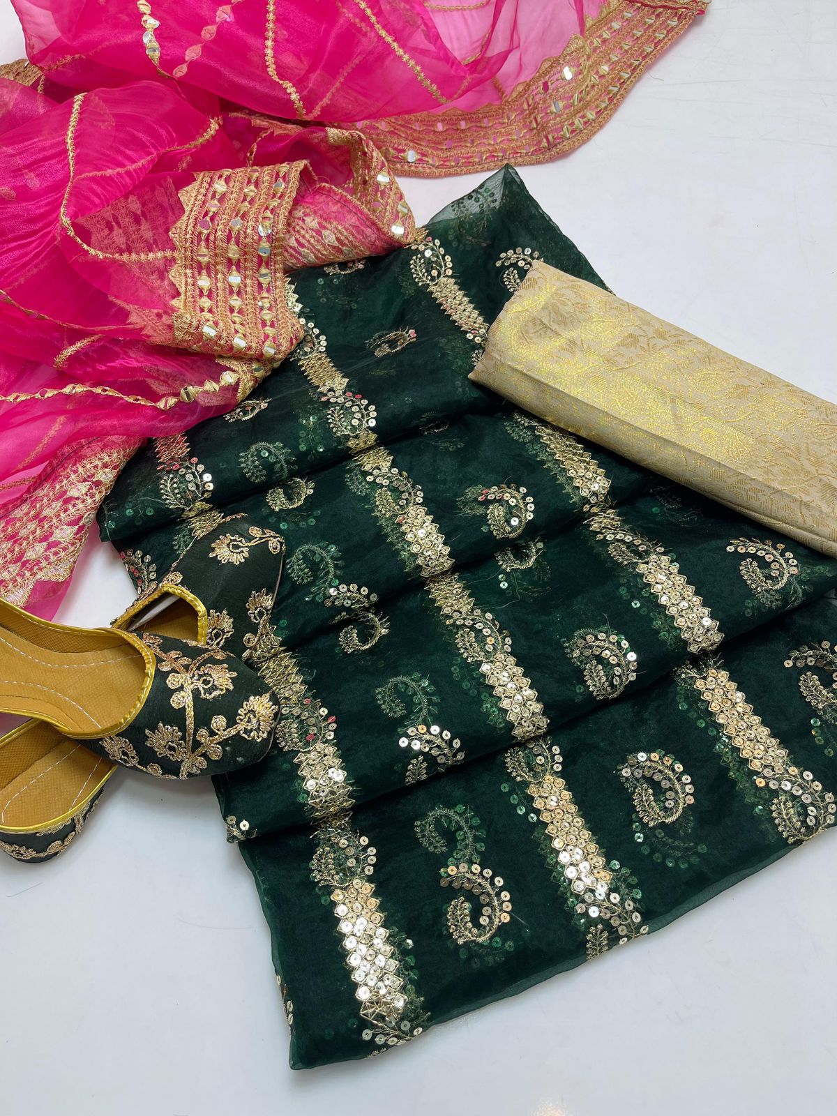 Organza Embroidered 3PC Dress