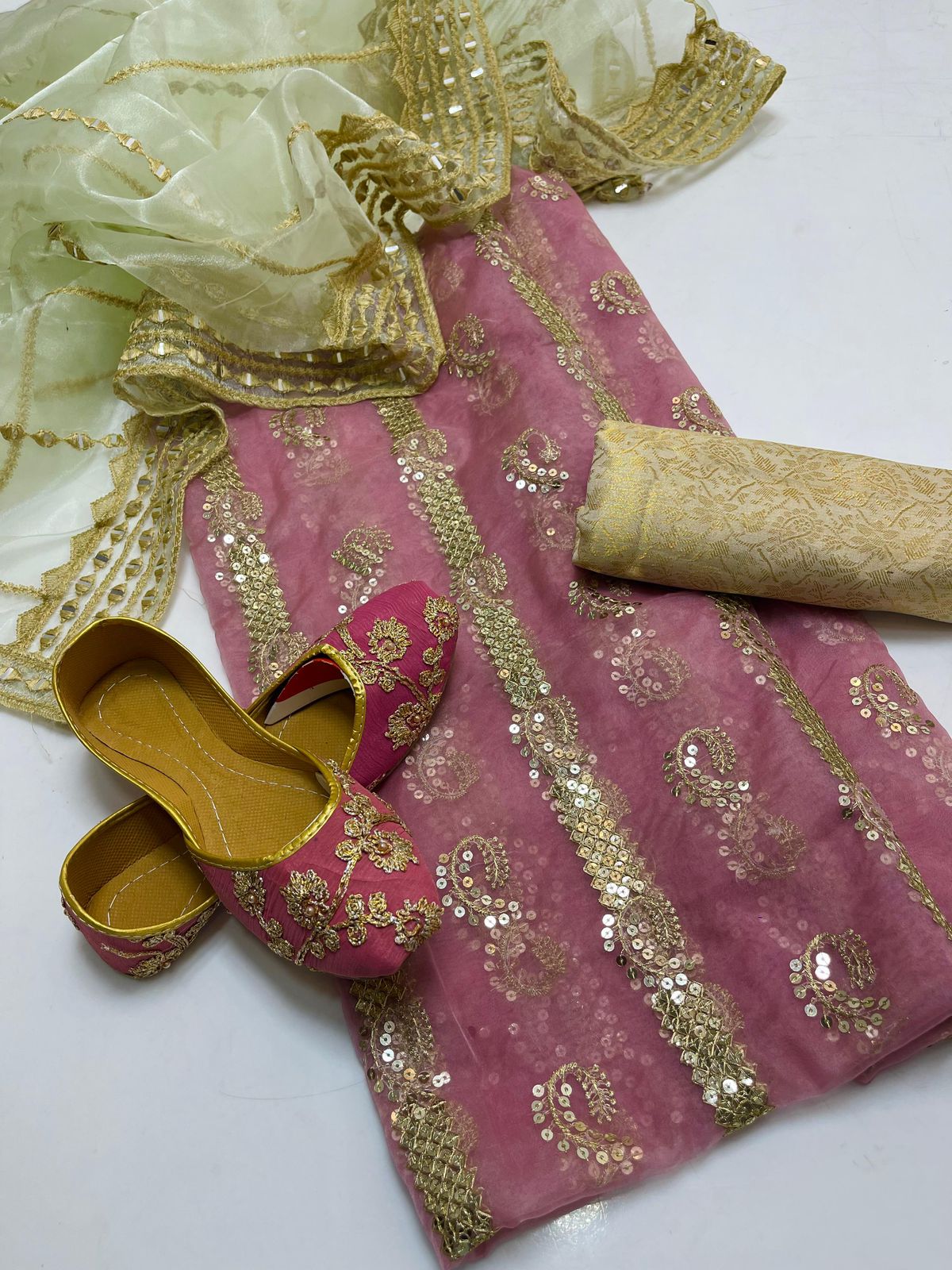 Organza Embroidered 3PC Dress