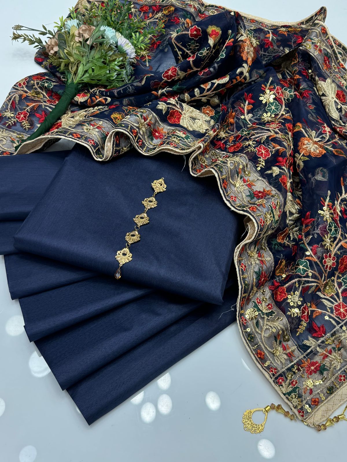 Heavy Indian Duppata 3pc Dresses