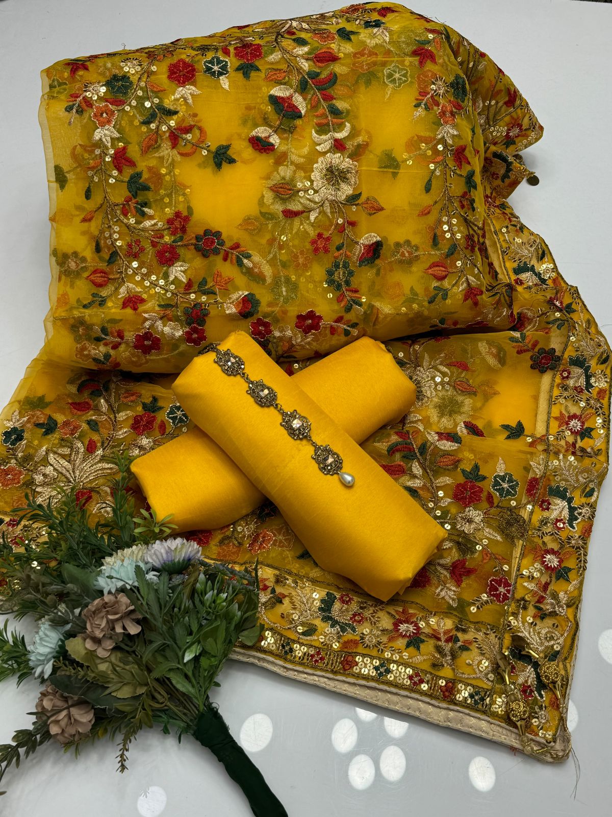 Heavy Indian Duppata 3pc Dresses
