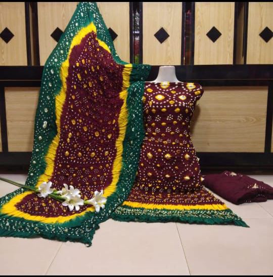 Linan Chunri 4PC Dress