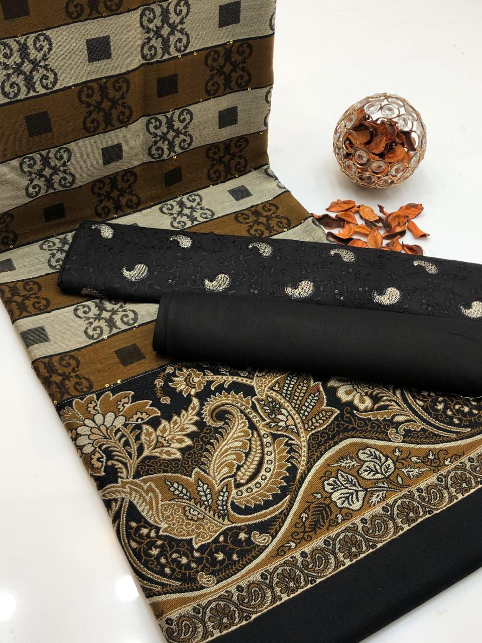 Marena Embroidered Sequence 3PC