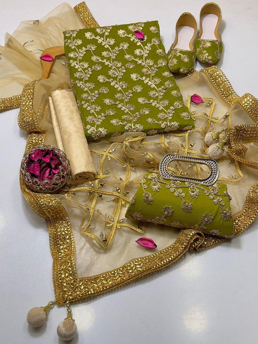 Crinkle Chiffon Fabric 3PC Dress dhani