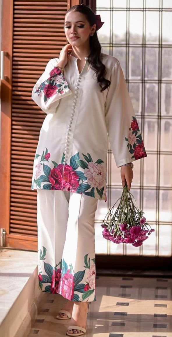Shamoze Silk Digital Print 3PC Dress