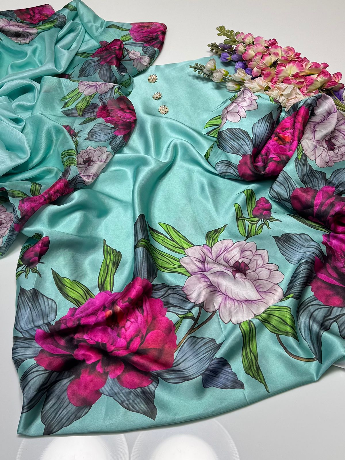 Shamoze Silk Digital Print 3PC Dress