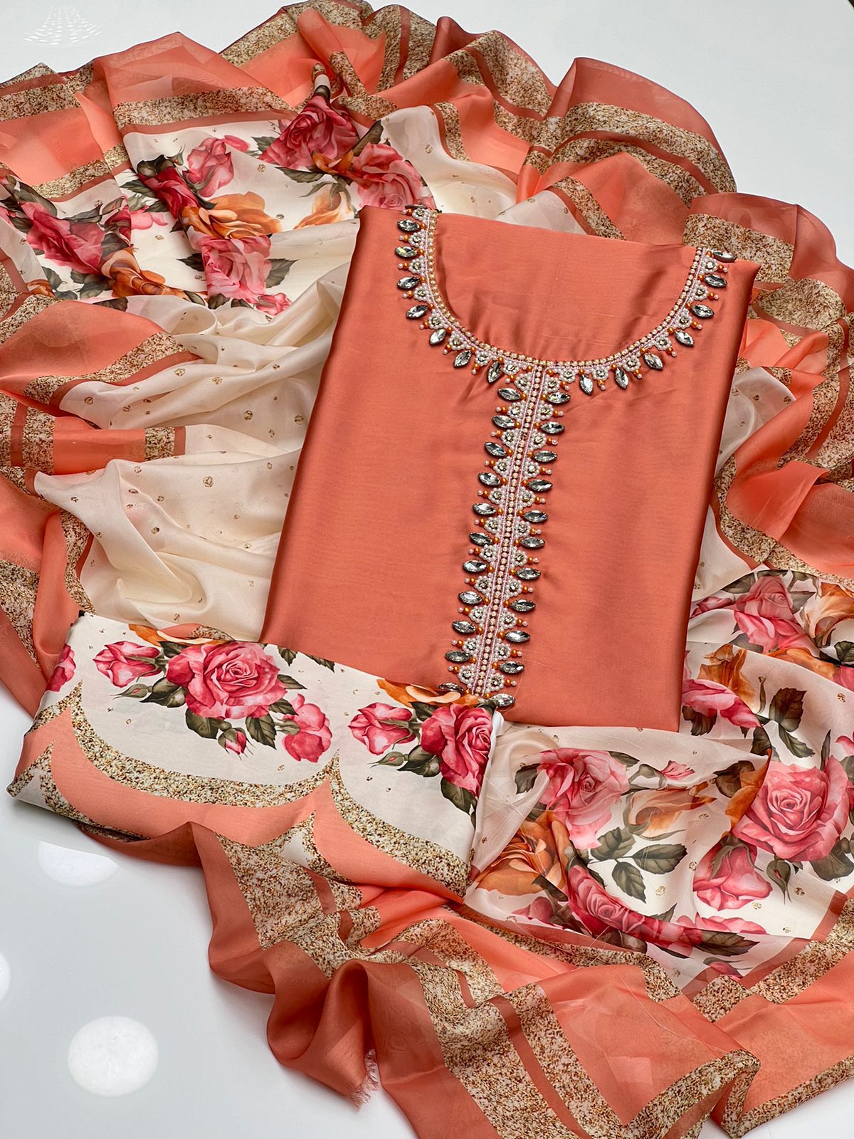 Shamoze Silk Fancy 3PC Dress