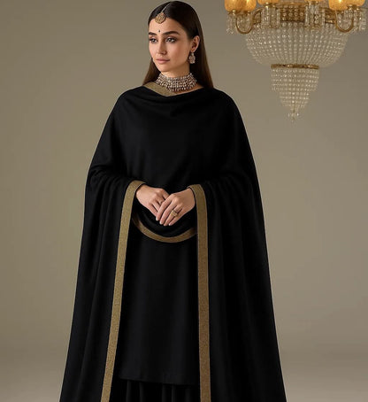 Beautiful Excelent Quality Soft Pashmina Wool 3pc Dress