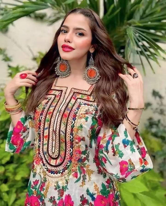 Marina Floral Print 3PC Dress