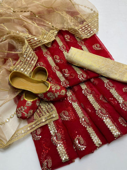 Organza Embroidered 3PC Dress