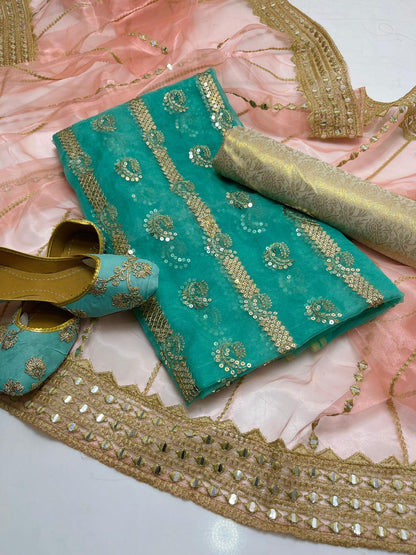 Organza Embroidered 3PC Dress