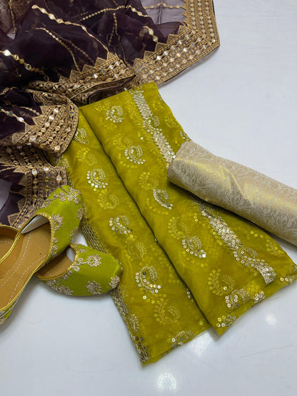 Organza Embroidered 3PC Dress