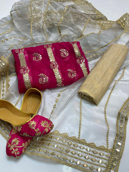 Organza Embroidered 3PC Dress