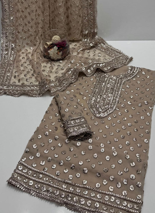 Bamber Chiffon LCD Handmade 2PC Dress