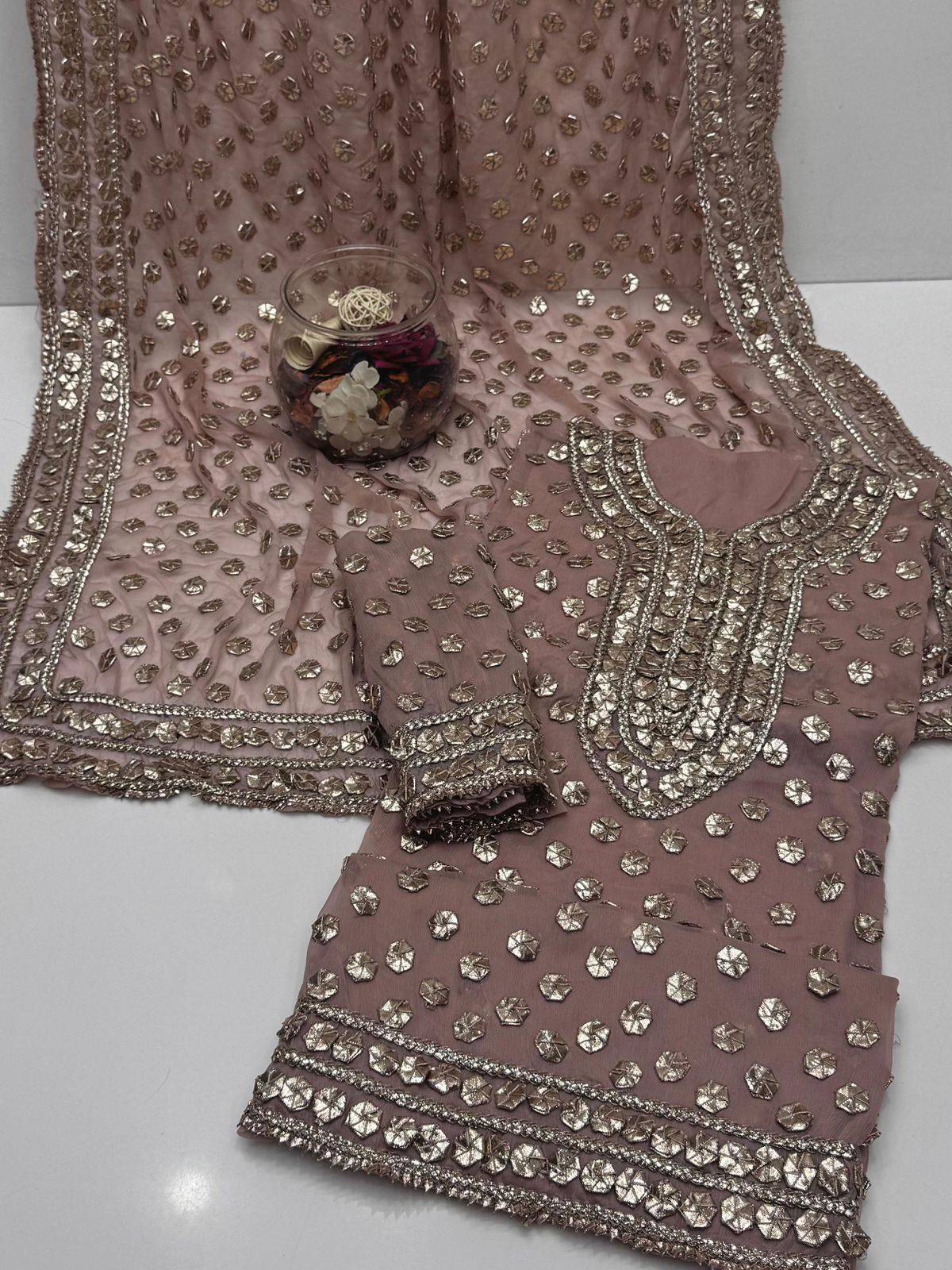 Bamber Chiffon LCD Handmade 2PC Dress