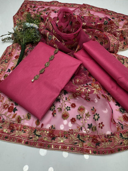 Heavy Indian Duppata 3pc Dresses