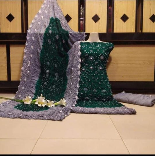 Linan Chunri  4PC Dress