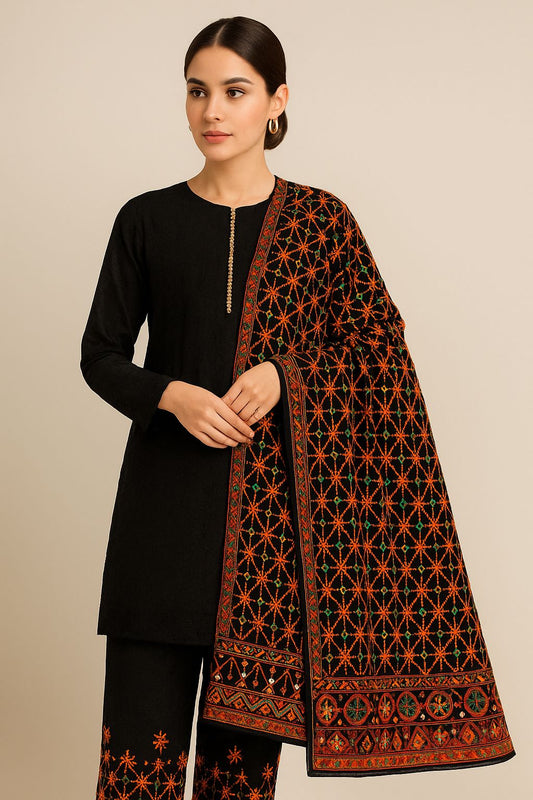 Lilan Breeza Embroidered  3PC Dress