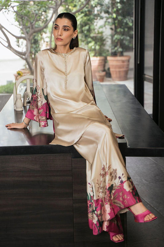 Shamoze Silk Digital print 3pc Dress