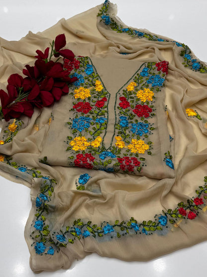 Bamber chiffon Handmade 2PC Dress