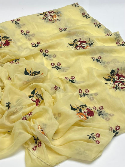 Soft Bamber Chiffon 2PC Dress