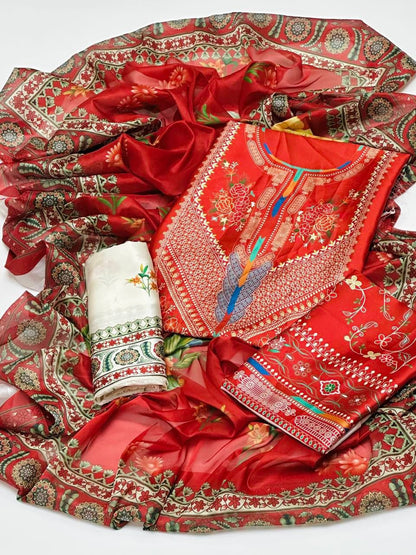 Shamoze Silk Digital Print  3PC Dress