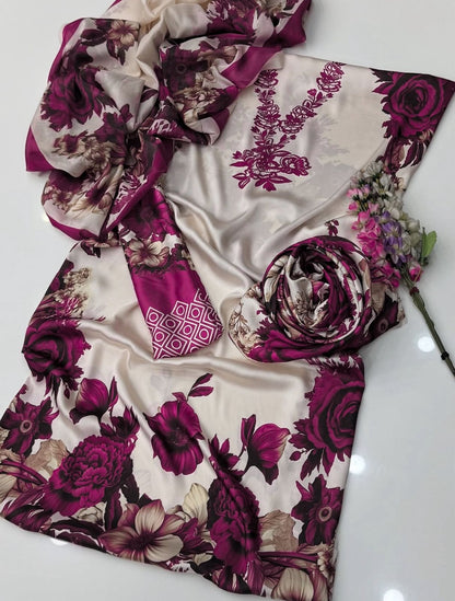 Shamoze Silk Digital Print 3PC Dress