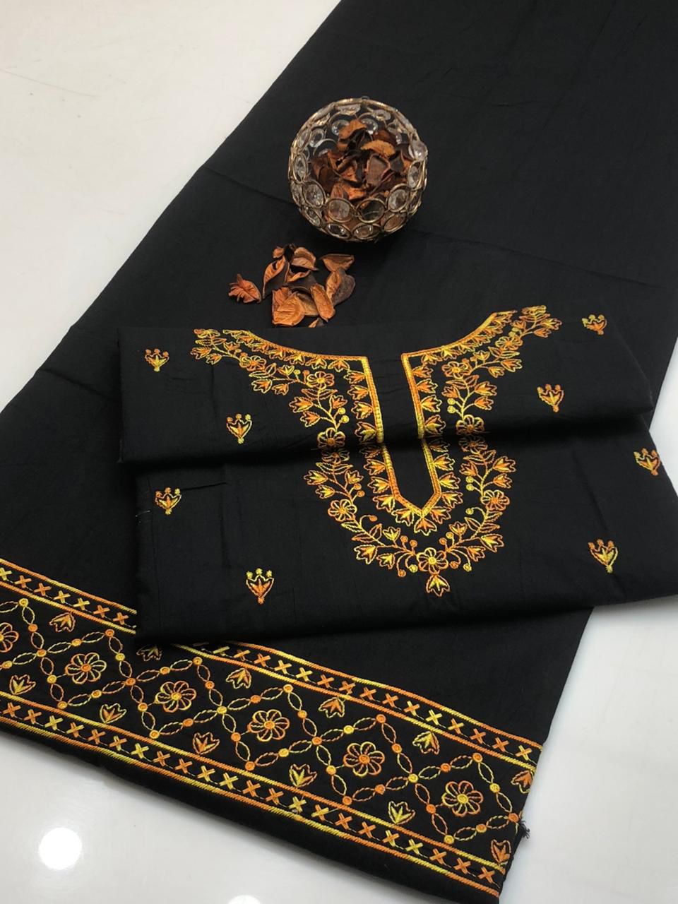 CASUAL Wear Cotton 2pc dress Yellow