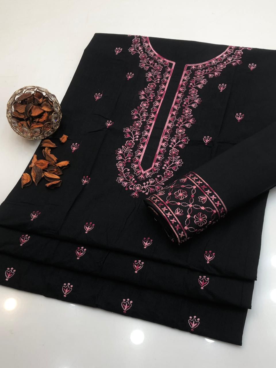 CASUAL Wear Cotton 2pc dress Pink