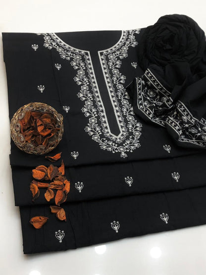 CASUAL Wear Cotton 2pc dress White