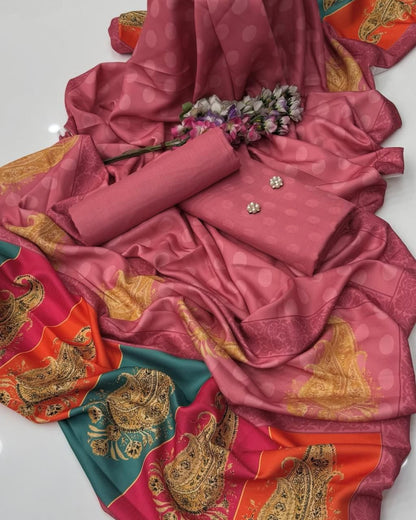 Beautiful Digital Printed Kalamkari 3Pc Dress 2