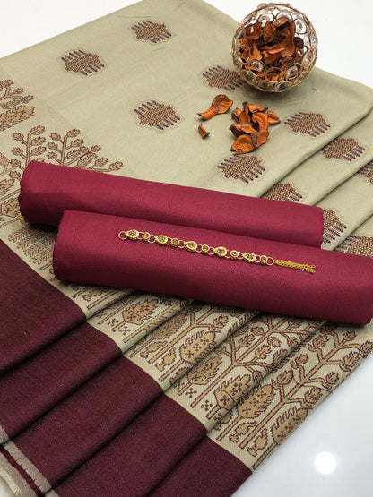 Dhanak Marina 3pc Dress Red