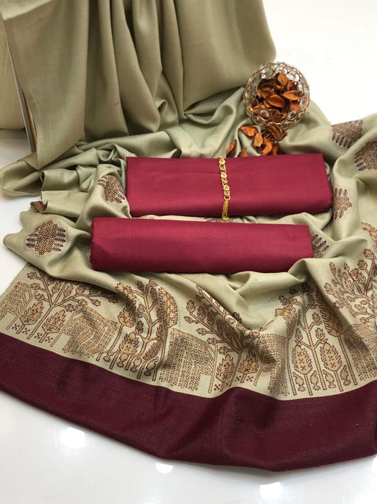 Dhanak Marina 3pc Dress Red