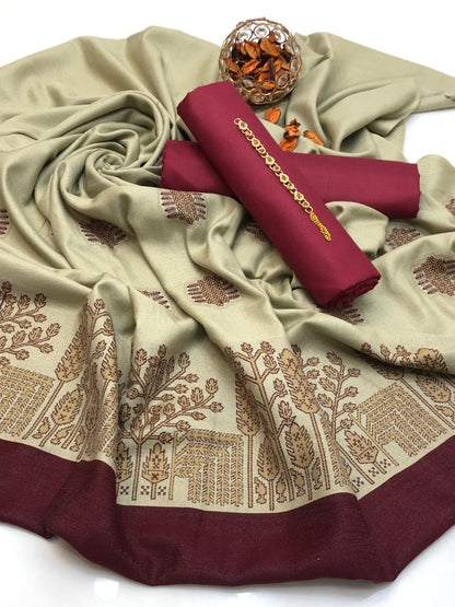 Dhanak Marina 3pc Dress Red