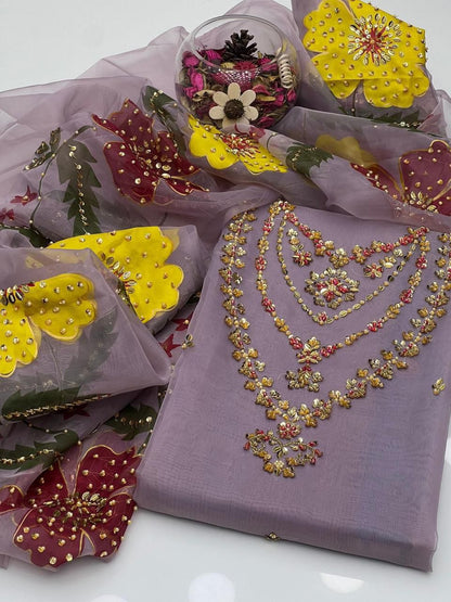 Organza Handmade Zaari Beats 2Pc Dress