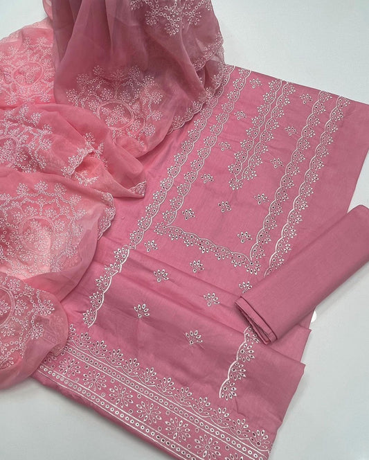 GTM Lawn Shirt Lawn Embroidered 3PC Dress