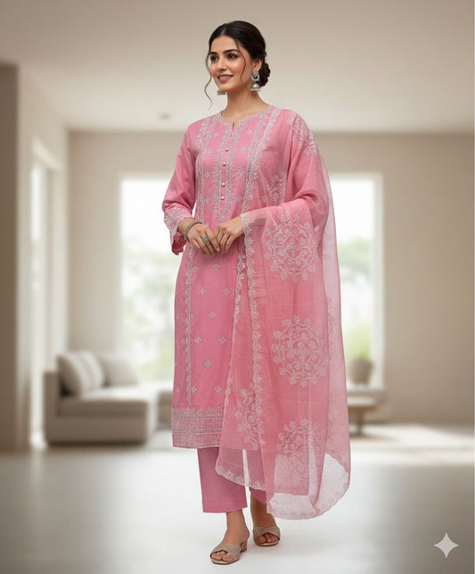 GTM Lawn Shirt Lawn Embroidered 3PC Dress