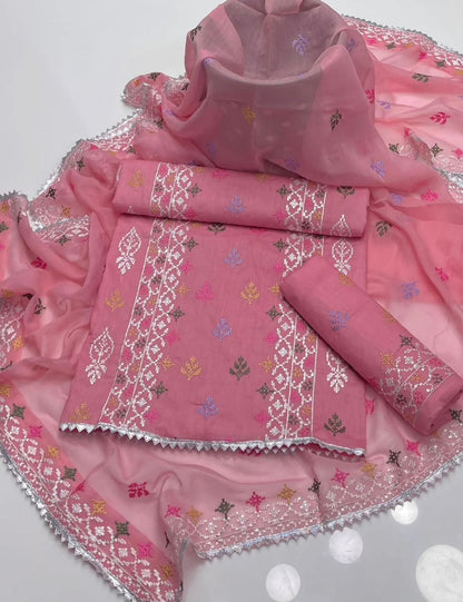 Pure Lawn Sequence Embroidered 3PC Dress